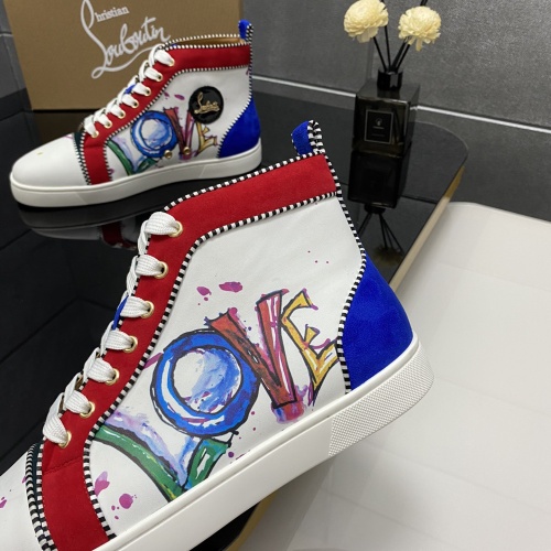 Replica Christian Louboutin High Top Shoes For Women #1243196 $98.00 USD for Wholesale