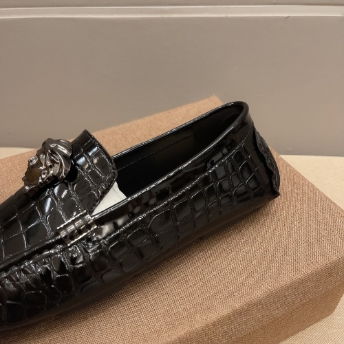 Replica Versace Leather Shoes For Men #1243216 $68.00 USD for Wholesale