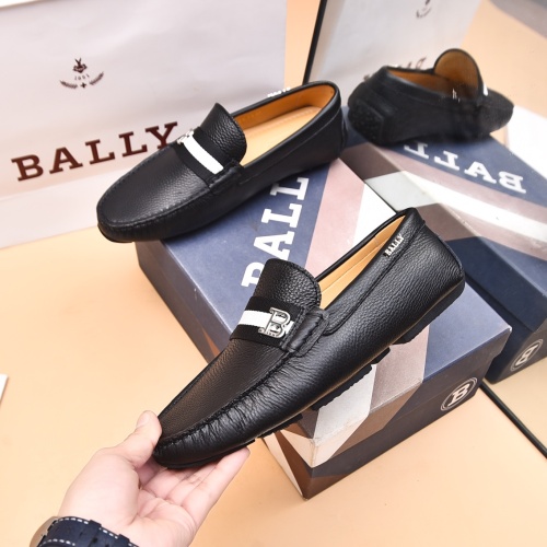 Replica Bally Leather Shoes For Men #1243225 $80.00 USD for Wholesale