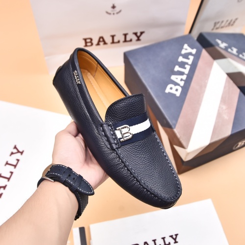 Replica Bally Leather Shoes For Men #1243226 $80.00 USD for Wholesale