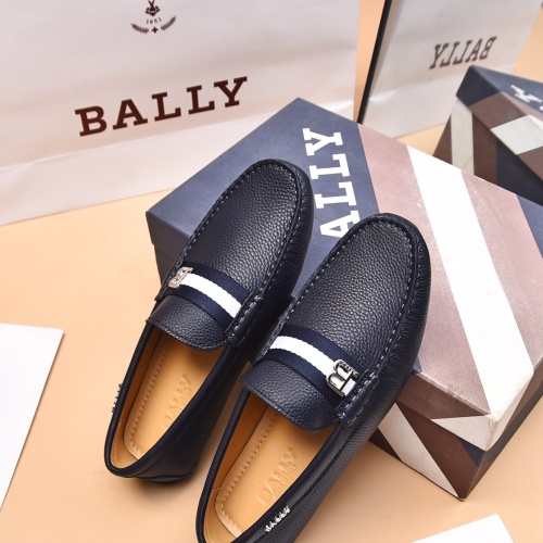 Replica Bally Leather Shoes For Men #1243226 $80.00 USD for Wholesale