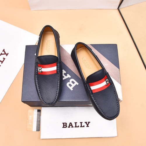 Replica Bally Leather Shoes For Men #1243227 $80.00 USD for Wholesale