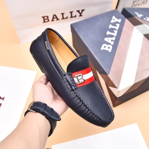 Replica Bally Leather Shoes For Men #1243227 $80.00 USD for Wholesale