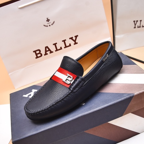 Replica Bally Leather Shoes For Men #1243227 $80.00 USD for Wholesale