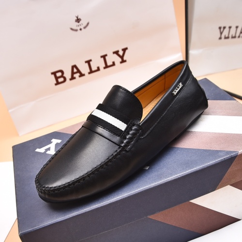 Replica Bally Leather Shoes For Men #1243228 $80.00 USD for Wholesale