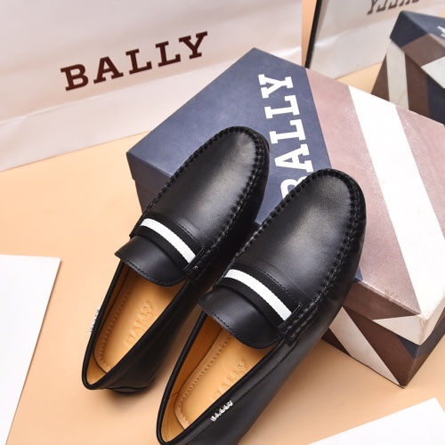 Replica Bally Leather Shoes For Men #1243228 $80.00 USD for Wholesale