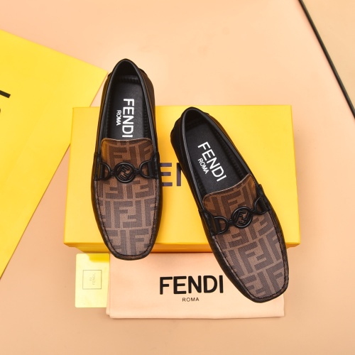 Fendi Leather Shoes For Men #1243234 $80.00 USD, Wholesale Replica Fendi Leather Shoes