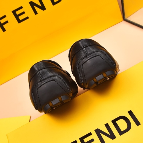 Replica Fendi Leather Shoes For Men #1243234 $80.00 USD for Wholesale