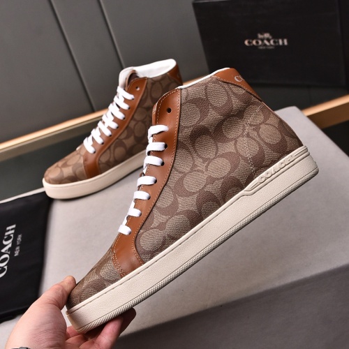 Replica Coach High Tops Shoes For Men #1243246 $85.00 USD for Wholesale