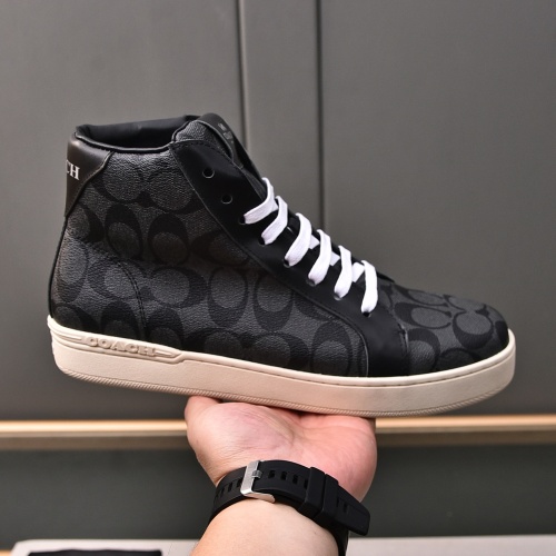 Replica Coach High Tops Shoes For Men #1243247 $85.00 USD for Wholesale