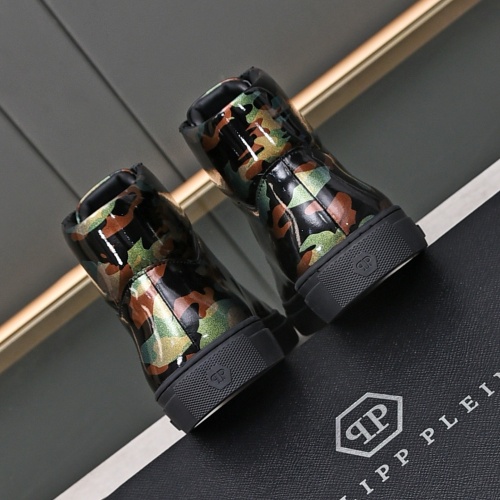 Replica Philipp Plein PP High Tops Shoes For Men #1243254 $85.00 USD for Wholesale