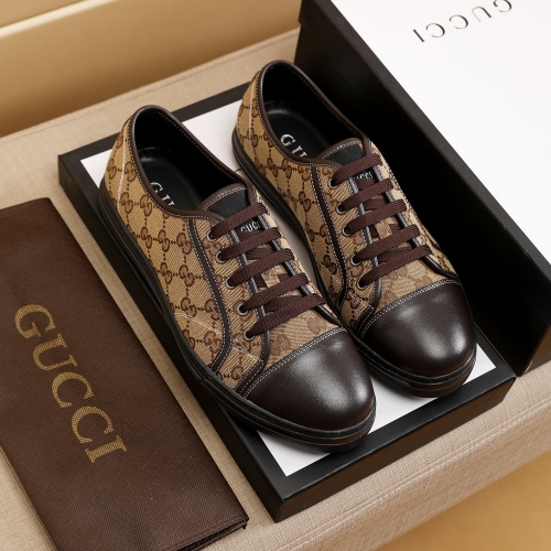 Replica Gucci Casual Shoes For Men #1243255 $60.00 USD for Wholesale