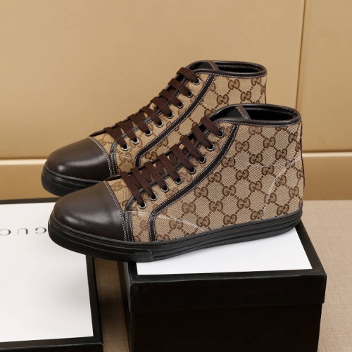 Gucci High Tops Shoes For Men #1243265 $68.00 USD, Wholesale Replica Gucci High Tops Shoes