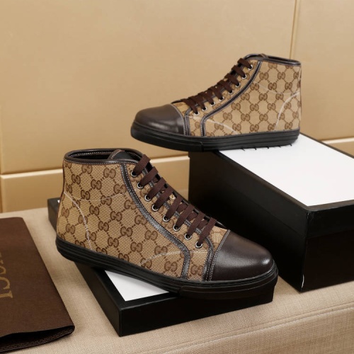 Replica Gucci High Tops Shoes For Men #1243265 $68.00 USD for Wholesale