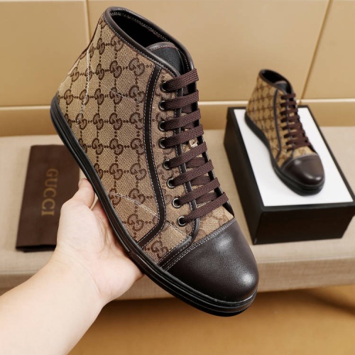 Replica Gucci High Tops Shoes For Men #1243265 $68.00 USD for Wholesale