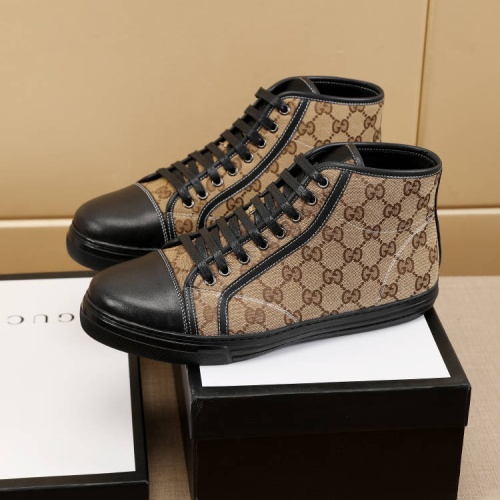 Gucci High Tops Shoes For Men #1243266 $68.00 USD, Wholesale Replica Gucci High Tops Shoes