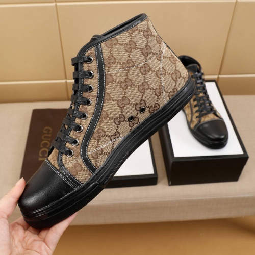 Replica Gucci High Tops Shoes For Men #1243266 $68.00 USD for Wholesale