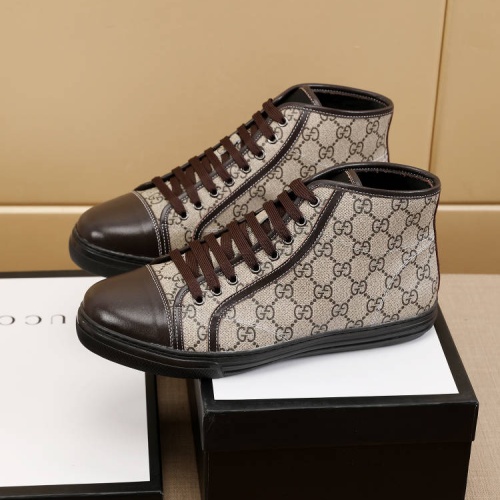 Gucci High Tops Shoes For Men #1243267 $68.00 USD, Wholesale Replica Gucci High Tops Shoes