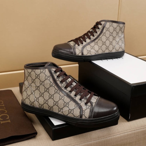 Replica Gucci High Tops Shoes For Men #1243267 $68.00 USD for Wholesale