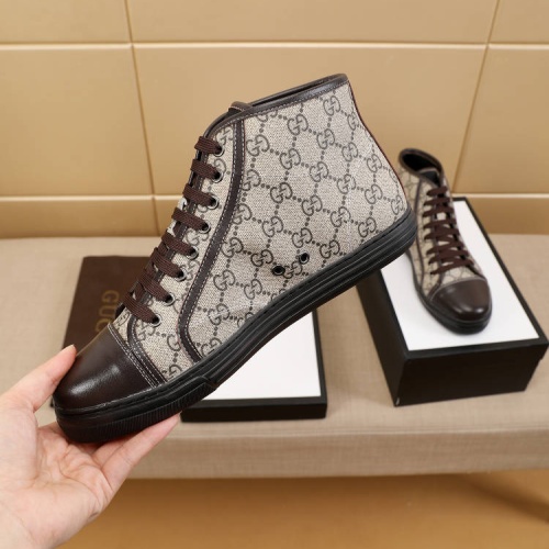 Replica Gucci High Tops Shoes For Men #1243267 $68.00 USD for Wholesale