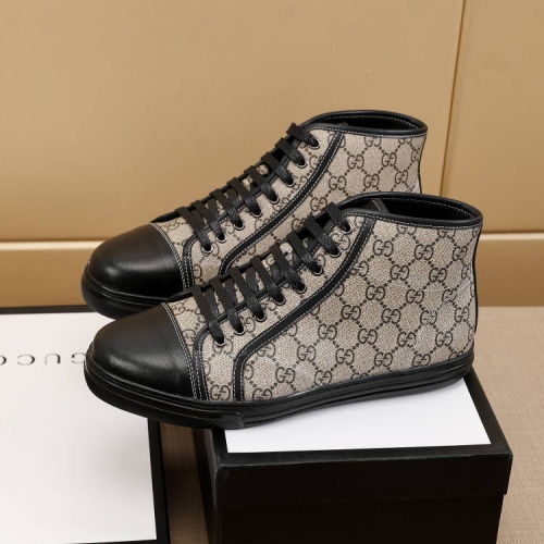 Gucci High Tops Shoes For Men #1243268 $68.00 USD, Wholesale Replica Gucci High Tops Shoes