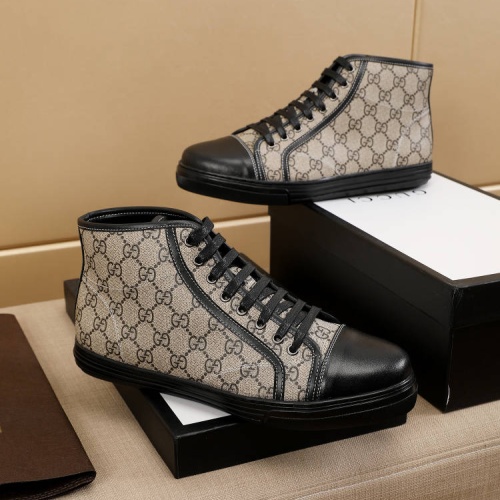 Replica Gucci High Tops Shoes For Men #1243268 $68.00 USD for Wholesale