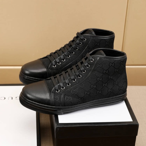 Gucci High Tops Shoes For Men #1243270 $68.00 USD, Wholesale Replica Gucci High Tops Shoes