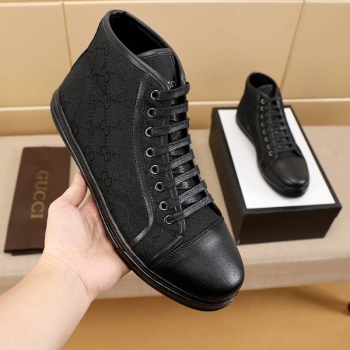 Replica Gucci High Tops Shoes For Men #1243270 $68.00 USD for Wholesale