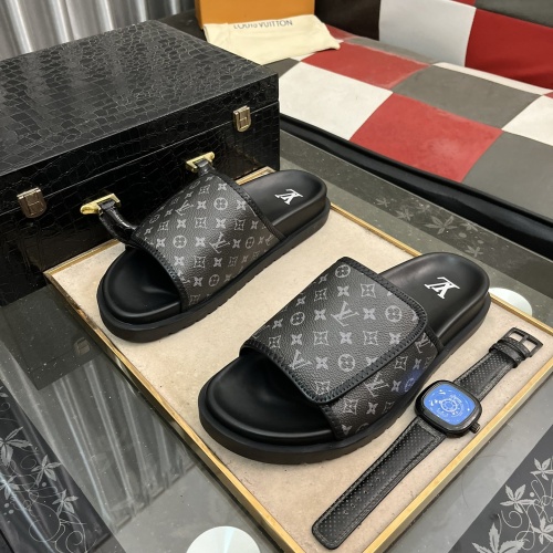 Louis Vuitton Slippers For Men #1243278 $56.00 USD, Wholesale Replica Louis Vuitton Slippers