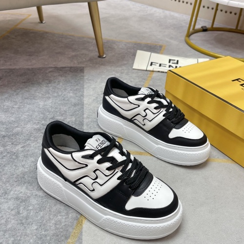 Replica Fendi Casual Shoes For Women #1243330 $112.00 USD for Wholesale