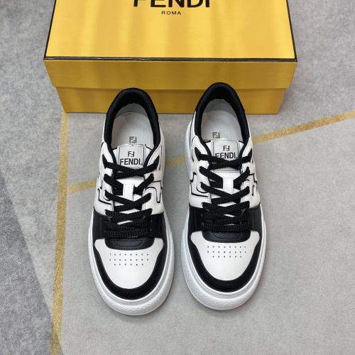 Replica Fendi Casual Shoes For Women #1243330 $112.00 USD for Wholesale