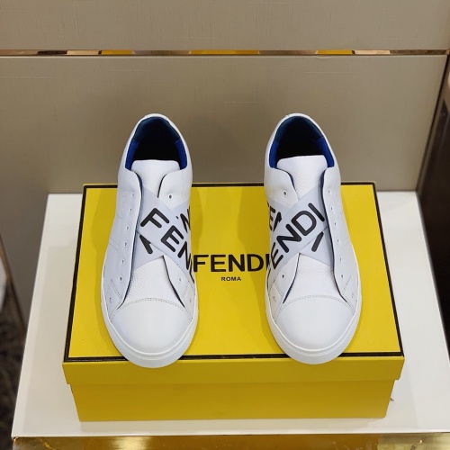 Replica Fendi Casual Shoes For Men #1243341 $72.00 USD for Wholesale