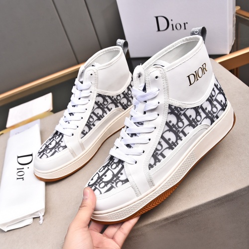 Christian Dior High Top Shoes For Men #1243366 $82.00 USD, Wholesale Replica Christian Dior High Top Shoes