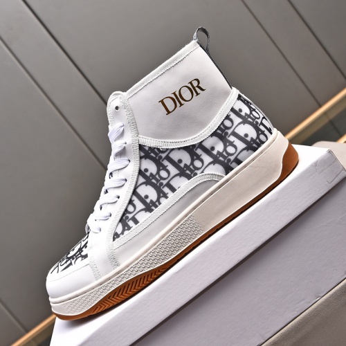 Replica Christian Dior High Top Shoes For Men #1243366 $82.00 USD for Wholesale