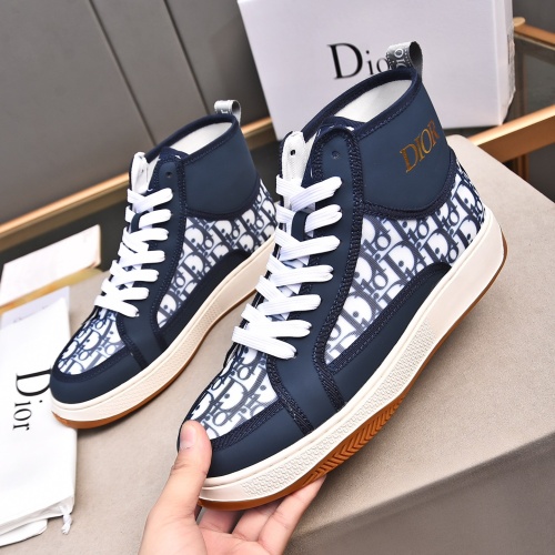 Christian Dior High Top Shoes For Men #1243367 $82.00 USD, Wholesale Replica Christian Dior High Top Shoes