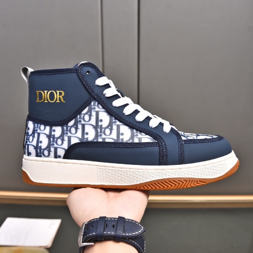 Replica Christian Dior High Top Shoes For Men #1243367 $82.00 USD for Wholesale