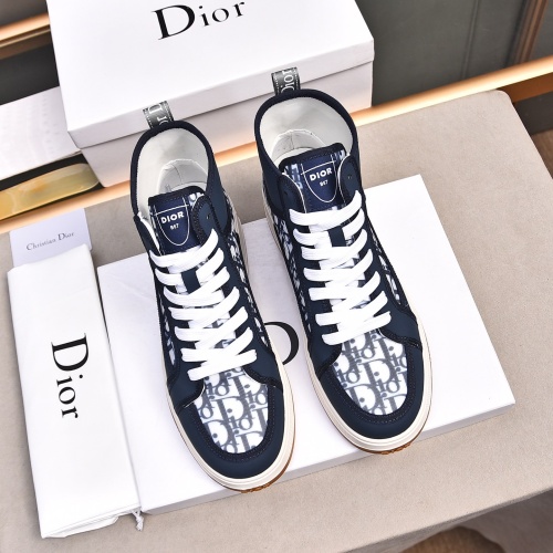 Replica Christian Dior High Top Shoes For Men #1243367 $82.00 USD for Wholesale