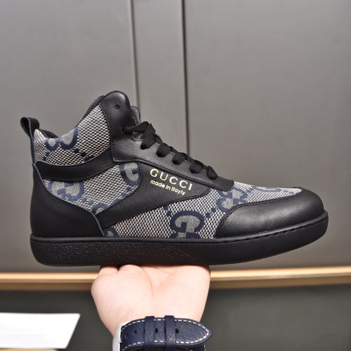 Replica Gucci High Tops Shoes For Men #1243369 $82.00 USD for Wholesale