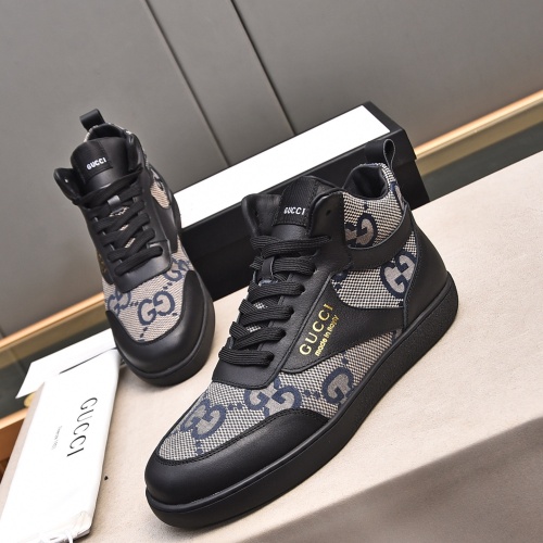 Replica Gucci High Tops Shoes For Men #1243369 $82.00 USD for Wholesale