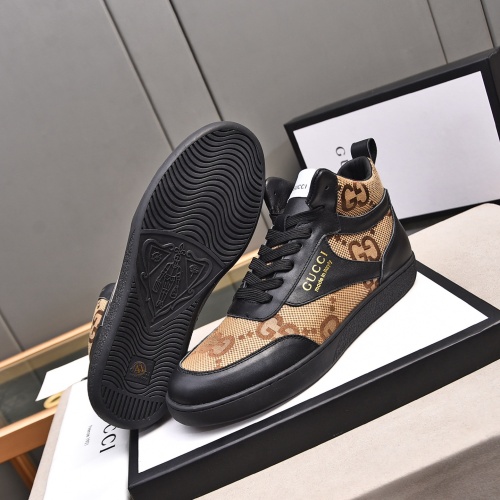 Replica Gucci High Tops Shoes For Men #1243370 $82.00 USD for Wholesale