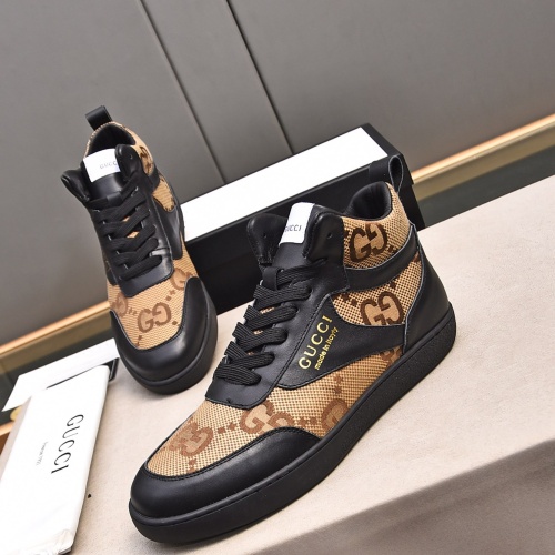 Replica Gucci High Tops Shoes For Men #1243370 $82.00 USD for Wholesale