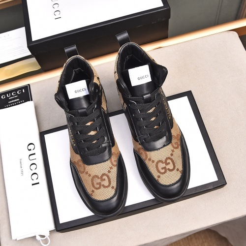 Replica Gucci High Tops Shoes For Men #1243370 $82.00 USD for Wholesale