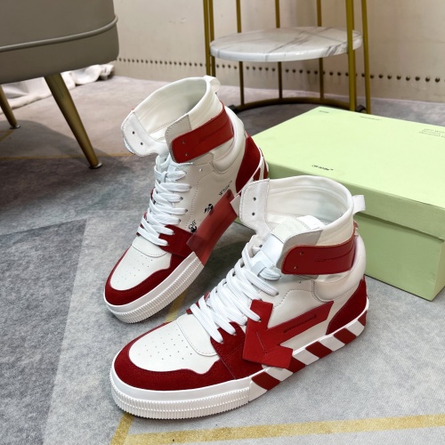 Off-White High Tops Shoes For Men #1243393 $102.00 USD, Wholesale Replica Off-White High Tops Shoes