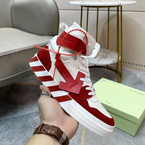 Replica Off-White High Tops Shoes For Men #1243393 $102.00 USD for Wholesale