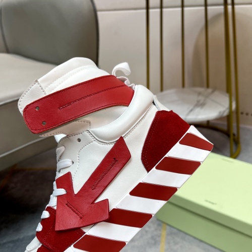 Replica Off-White High Tops Shoes For Men #1243393 $102.00 USD for Wholesale