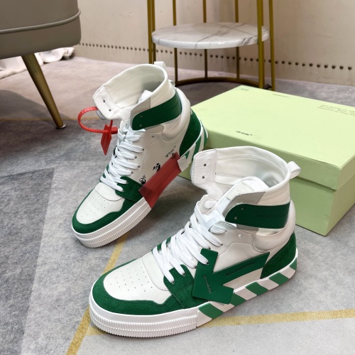 Off-White High Tops Shoes For Men #1243394 $102.00 USD, Wholesale Replica Off-White High Tops Shoes