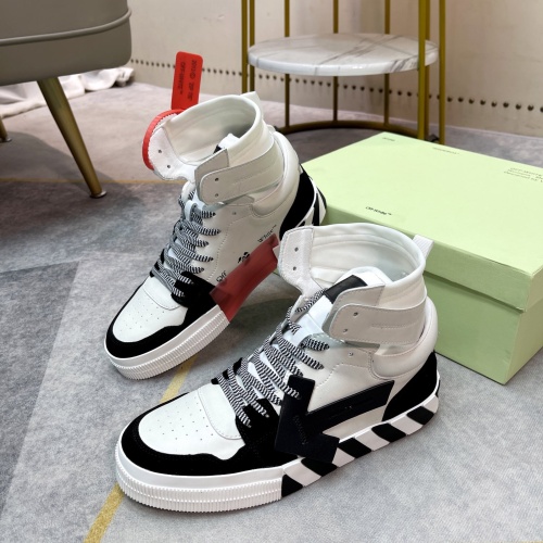 Off-White High Tops Shoes For Men #1243395 $102.00 USD, Wholesale Replica Off-White High Tops Shoes