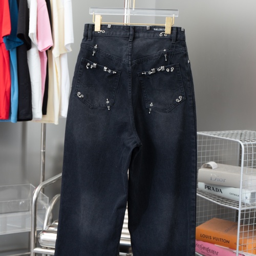 Replica Balenciaga Jeans For Unisex #1243446 $80.00 USD for Wholesale