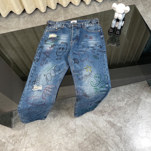 Balenciaga Jeans For Unisex #1243455 $64.00 USD, Wholesale Replica Balenciaga Jeans