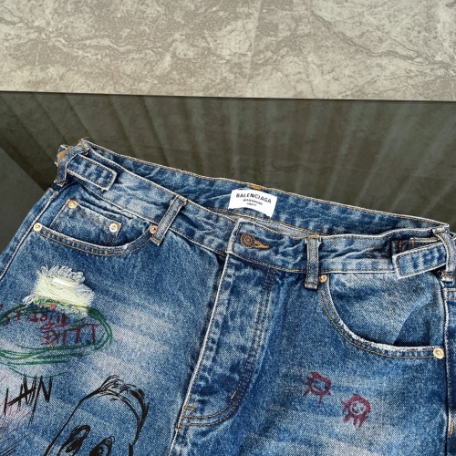 Replica Balenciaga Jeans For Unisex #1243455 $64.00 USD for Wholesale